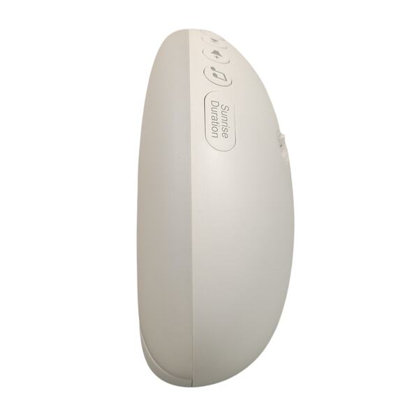 Reacher R7 Sunrise Alarm Clock Sound Machine Night Light Sleep Aid White EUC - Picture 5 of 12